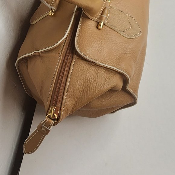 Etienne Aigner, Camel, Leather, Shoulder Bag - Picture 11 of 16